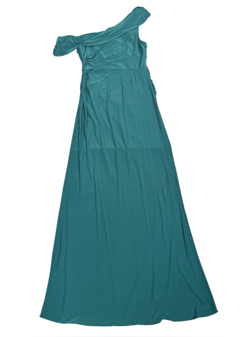 AZAZIE Women’s Formal Floor Length Off The Shoulders Draped Neckline Dress - Picture 7 of 10